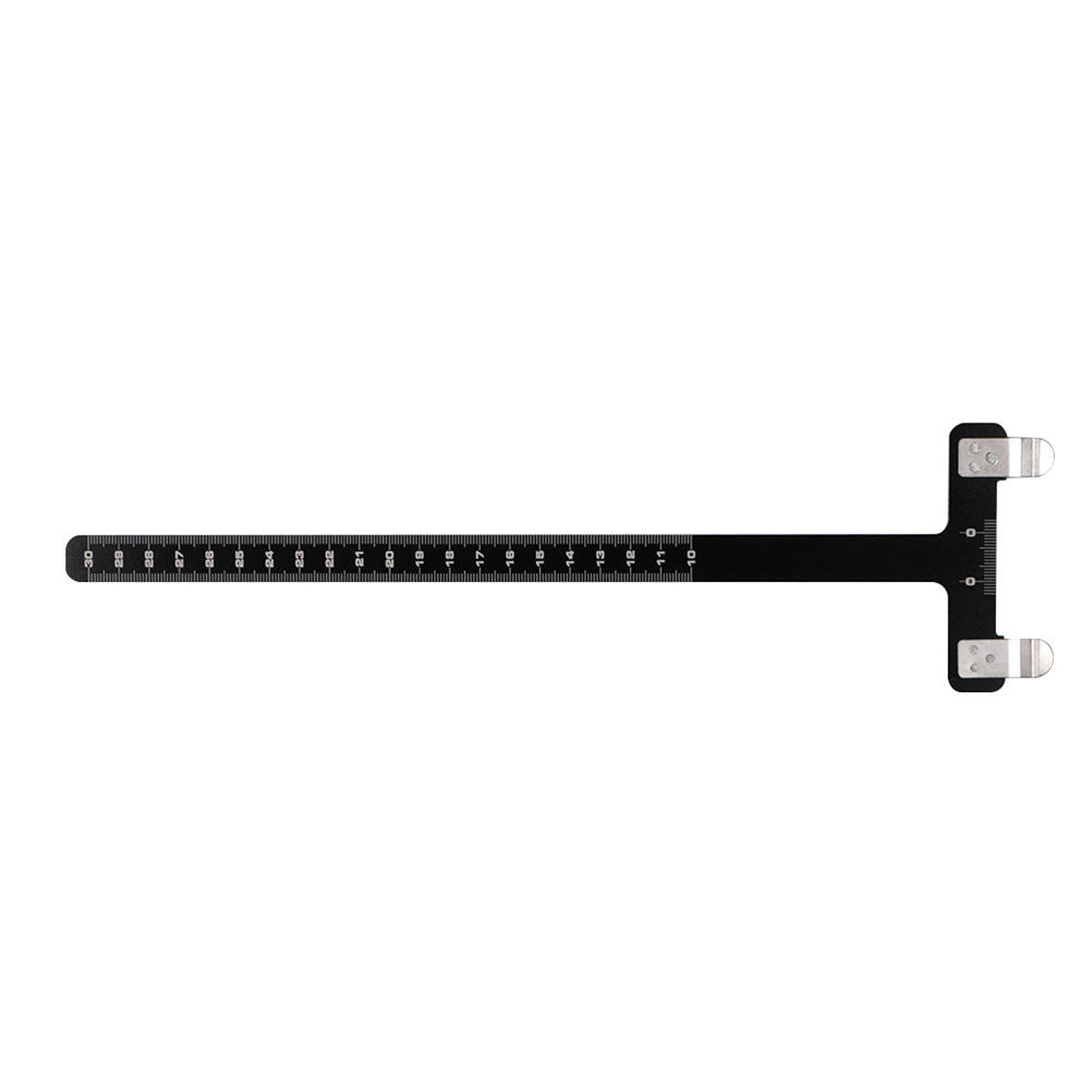 White Smoke Sanlida® Portable Archery Bow T Square Ruler – Stainless Steel Measuring Tool for Recurve & Compound Bow Setup SANLIDA