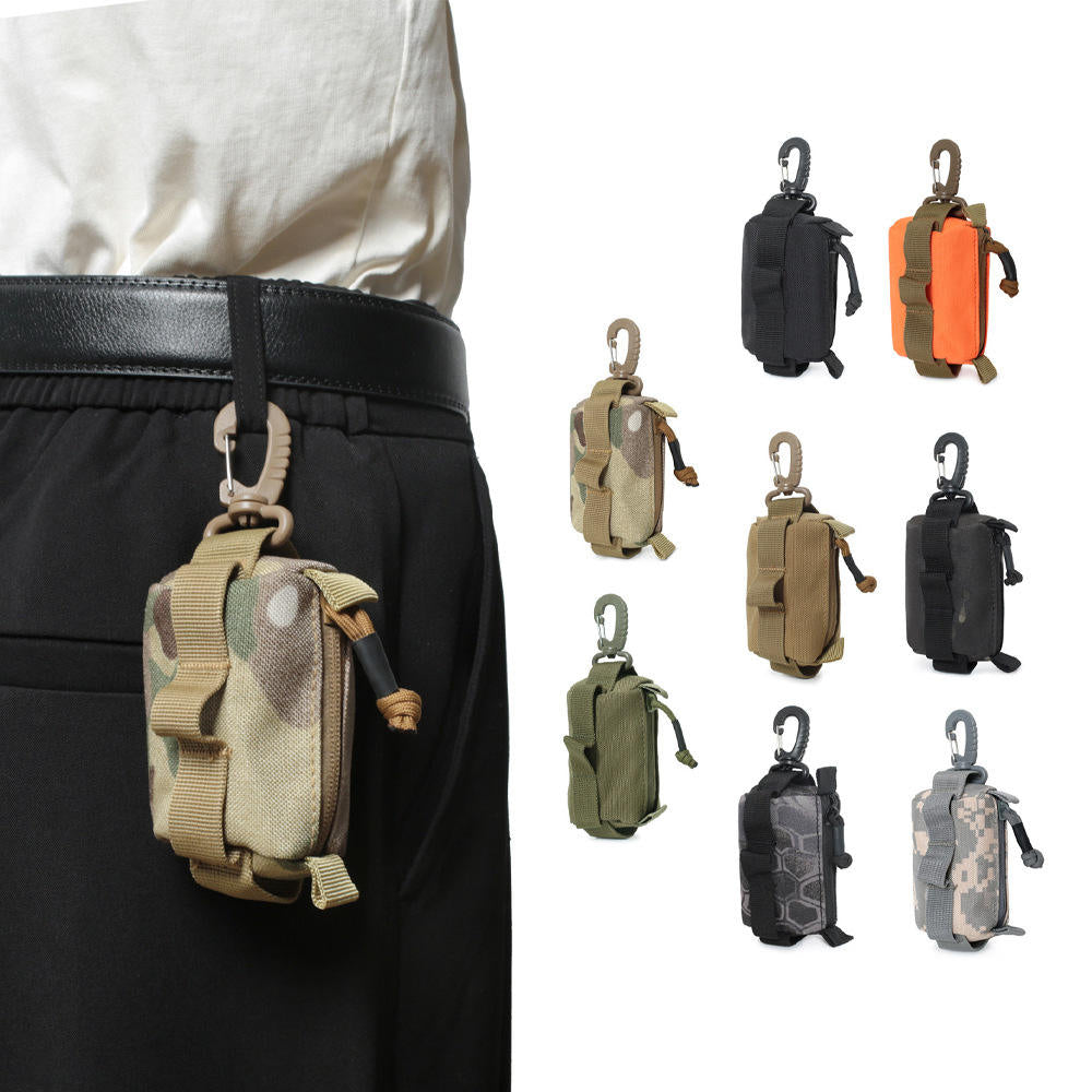 White Smoke Portable Tactical Accessory Pouch Outdoor Small Storage Waist Bag MARKSMAN