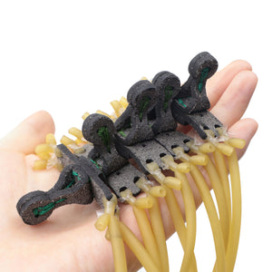 White Smoke Infii Slingshot Rubber Bands MARKSMAN