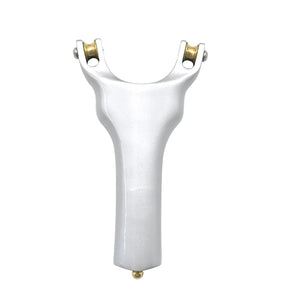 White Smoke SilverForce Alloy Pulley Slingshot – Premium Silver Finish with Smooth Pulley System INDIAN SLINGSHOT