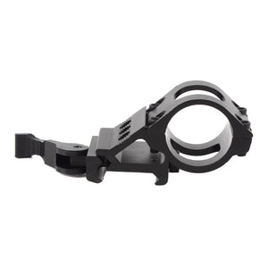 White Smoke Quick Detach 25.4mm Aluminum Scope Mount – Universal Laser & Optic Holder (Black Finish) INDIAN SLINGSHOT