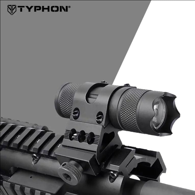 Light Slate Gray Quick Detach 25.4mm Aluminum Scope Mount – Universal Laser & Optic Holder (Black Finish) INDIAN SLINGSHOT