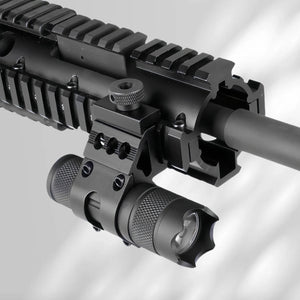 Light Gray Quick Detach 25.4mm Aluminum Scope Mount – Universal Laser & Optic Holder (Black Finish) INDIAN SLINGSHOT