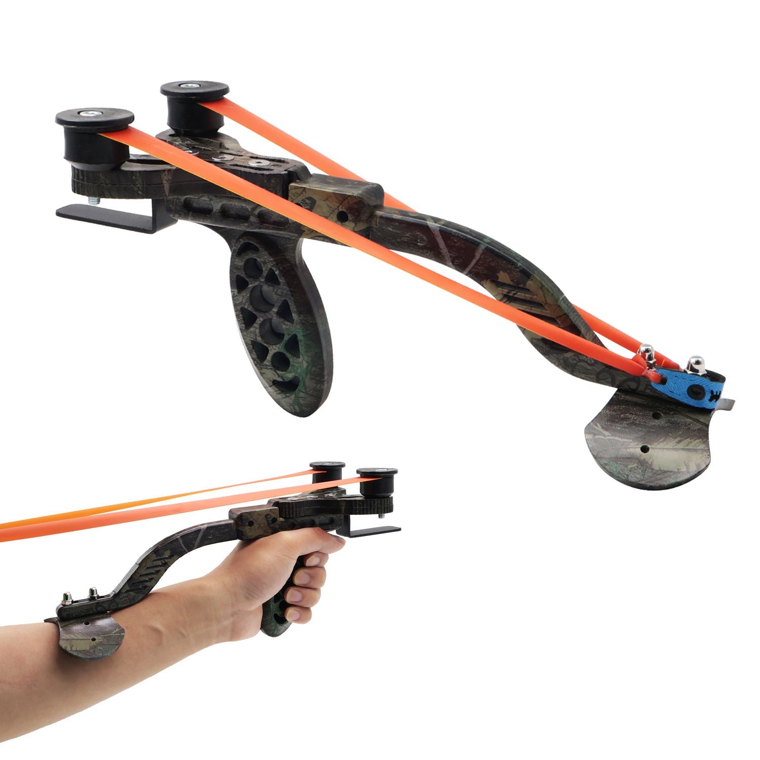White Smoke RAPTOR CLAW Slingshot with Accessories Set INDIAN SLINGSHOT