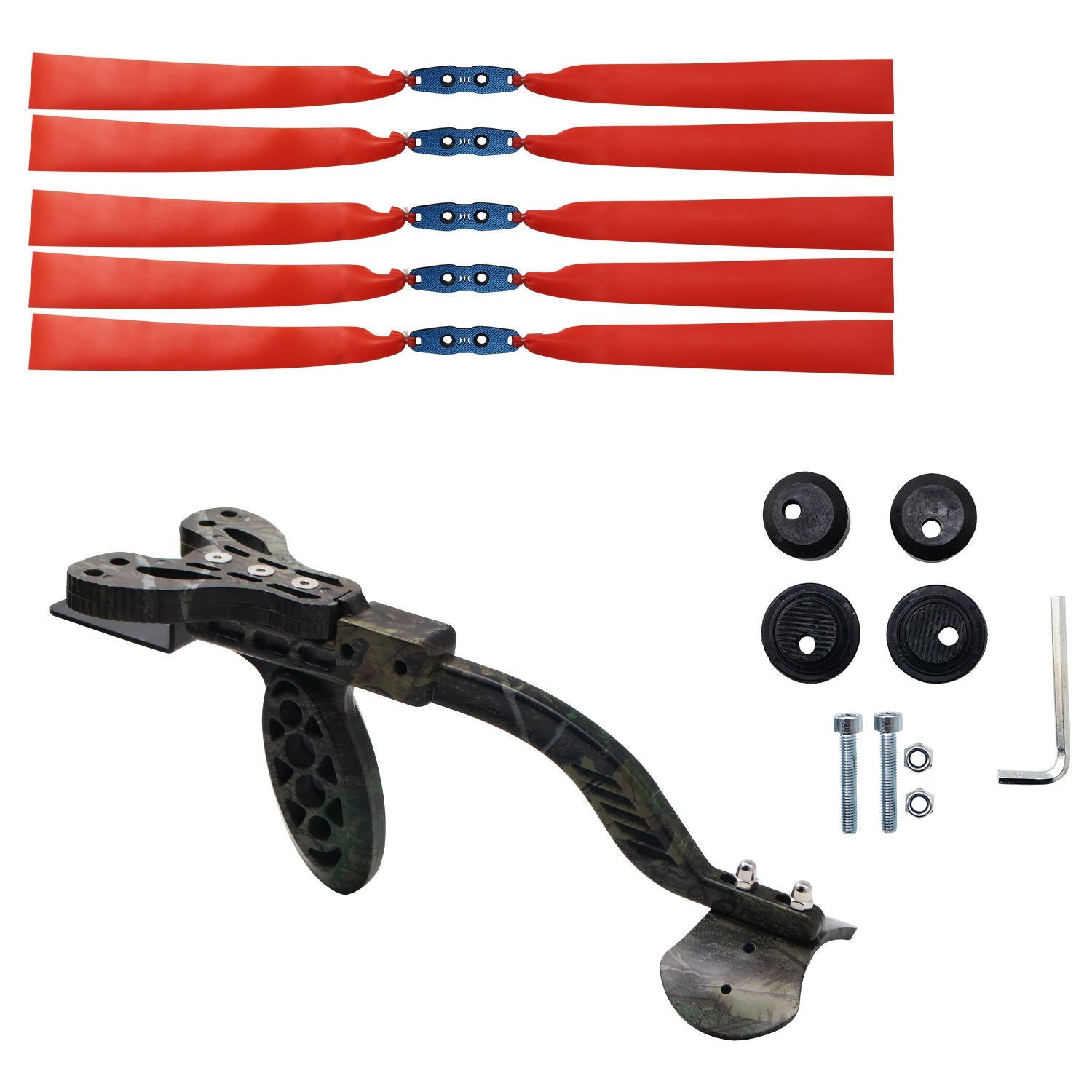 White Smoke RAPTOR CLAW Slingshot with Accessories Set INDIAN SLINGSHOT