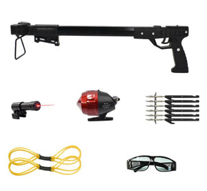 White Smoke RIVORA Long Rod Outdoor Fishing Set INDIAN SLINGSHOT