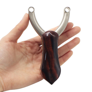 White Smoke ROYAL FANG Foldable Zinc Alloy & Wood Slingshot INDIAN SLINGSHOT