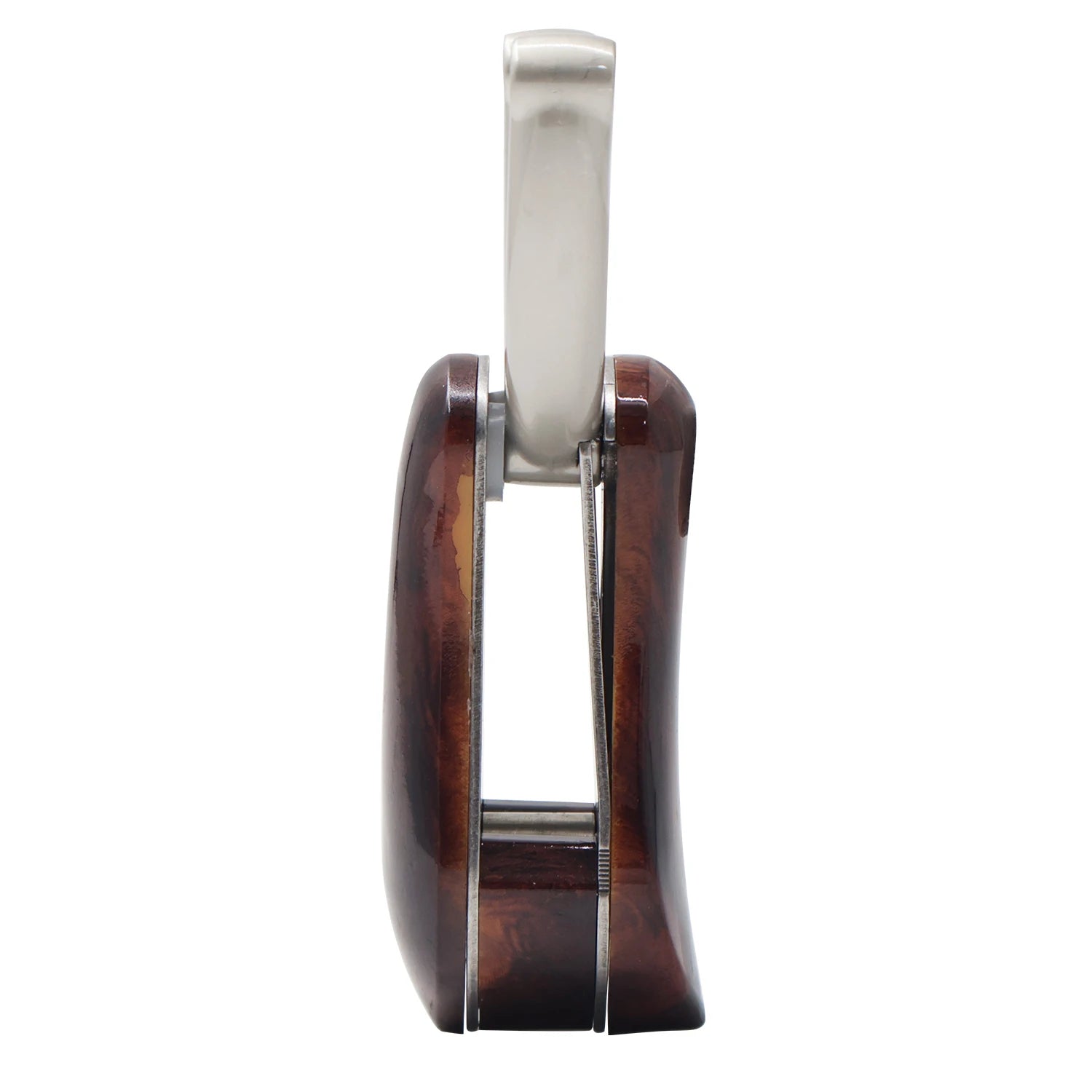 White Smoke ROYAL FANG Foldable Zinc Alloy & Wood Slingshot INDIAN SLINGSHOT