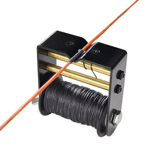 White Smoke Sanlida® String Winder Tool – Bow String Serving Jig, Steel & Copper Build, Compact Archery Serving Tool SANLIDA