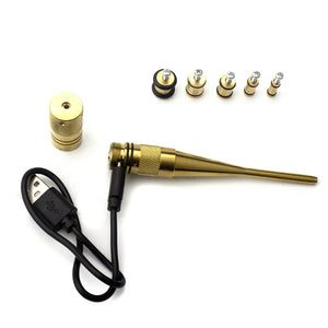 White Smoke Rechargeable Universal Red Laser Sight – USB Charging, Brass Body, Compact Design INDIAN SLINGSHOT