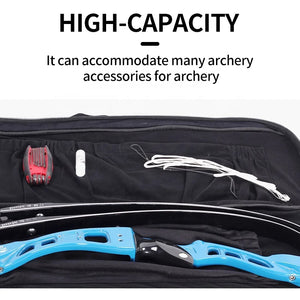 Dark Slate Gray SPG Recurve Bow Bag 66cm – Oxford Cloth Archery Case SPG