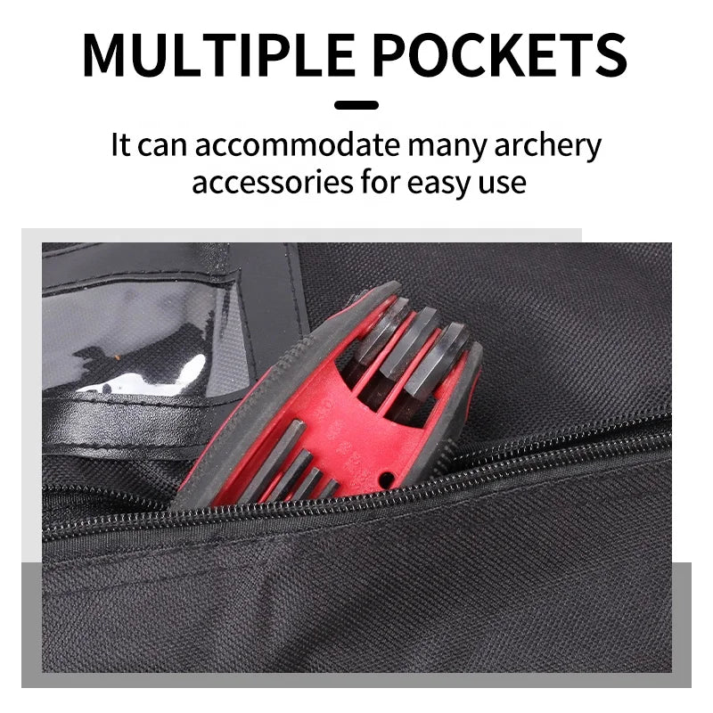 Dark Slate Gray SPG Recurve Bow Bag – Lightweight Canvas Case for Recurve Bows SPG