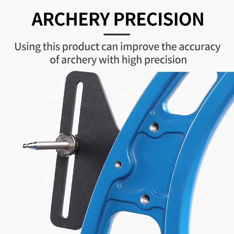 Dark Slate Blue SPG Recurve Bow Sight – Single Pin Metal Takedown Archery Accessory SPG