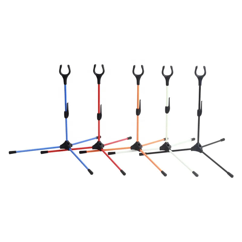 Light Gray SPG Recurve Bow Stand – Foldable Fiberglass Bow Holder SPG