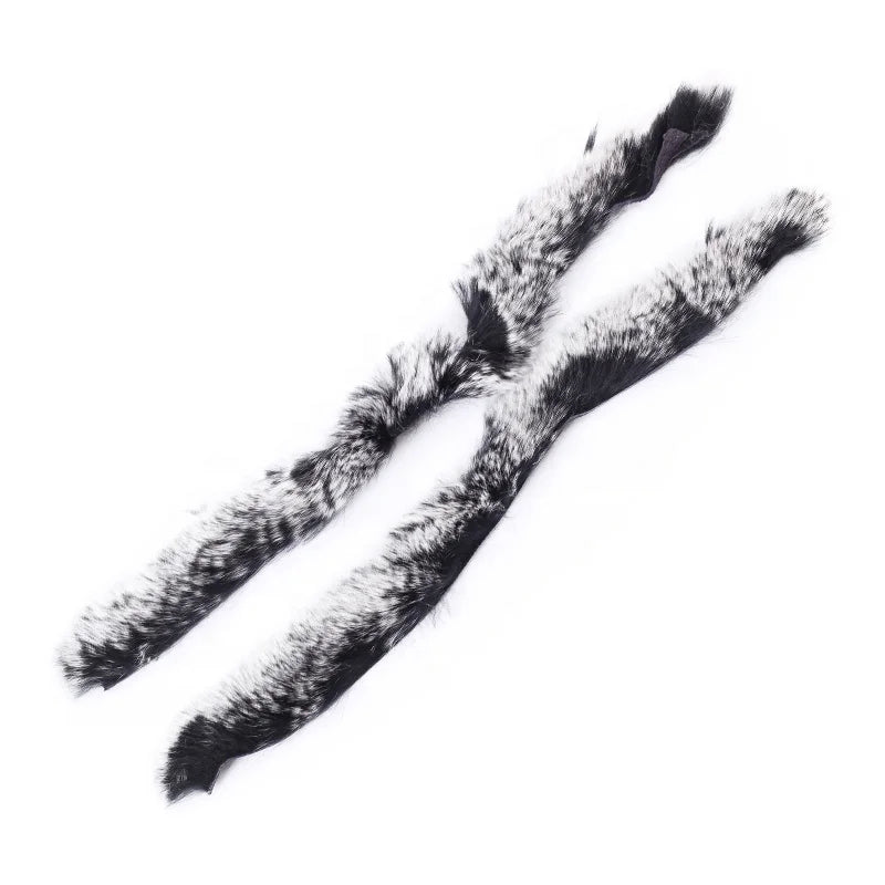 Dark Slate Gray SPG Recurve Bowstring Stabilizer | Rabbit Fur String Silencer (Pair) SPG