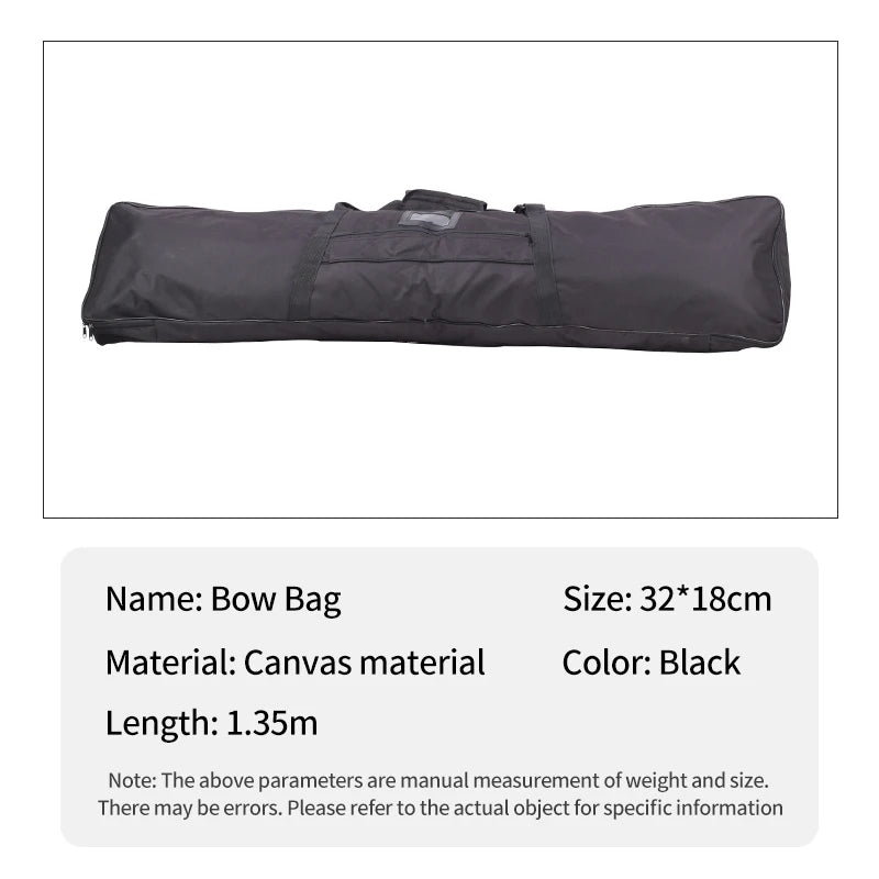 White Smoke SPG Recurve Bow Bag – Lightweight Canvas Case for Recurve Bows SPG