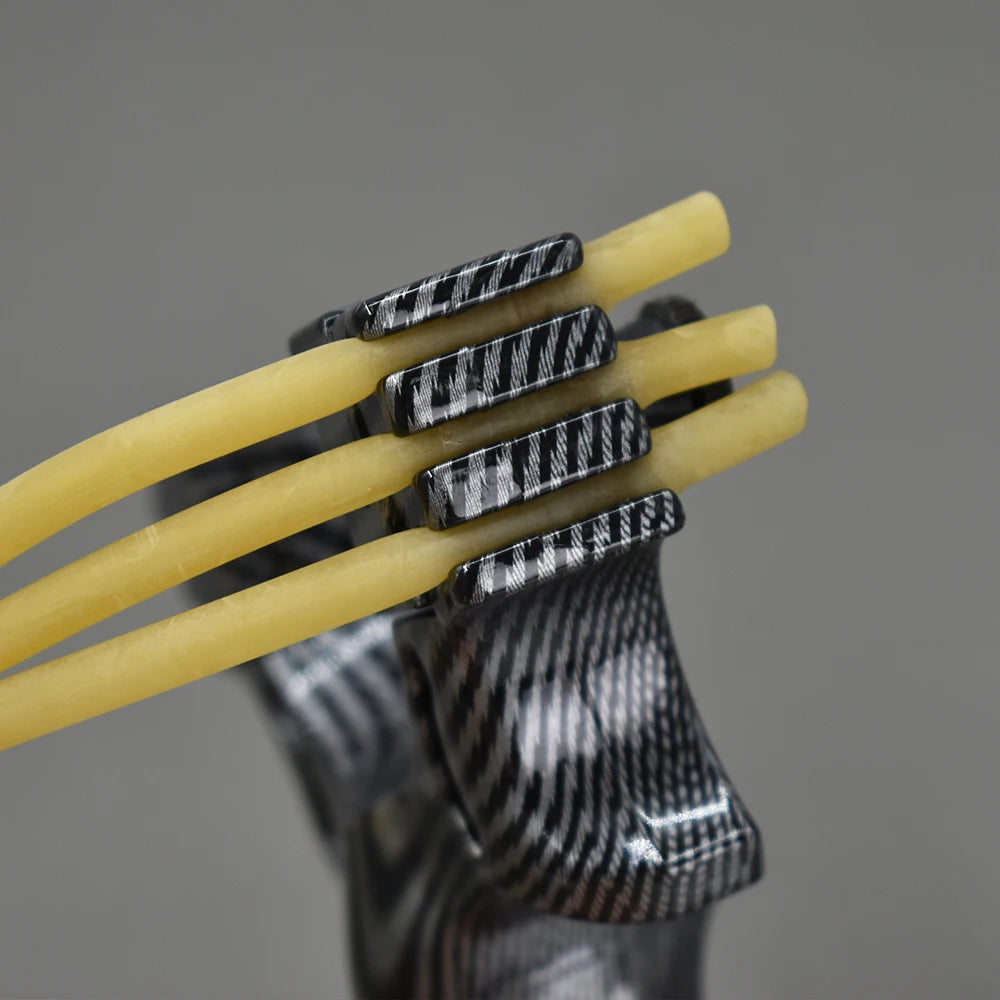 Dim Gray Resin DualEdge Slingshot INDIAN SLINGSHOT