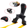 Light Goldenrod High Quality Resin Shooting Slingshot Outdoor Powerful Portable Shooting Toy INDIAN SLINGSHOT