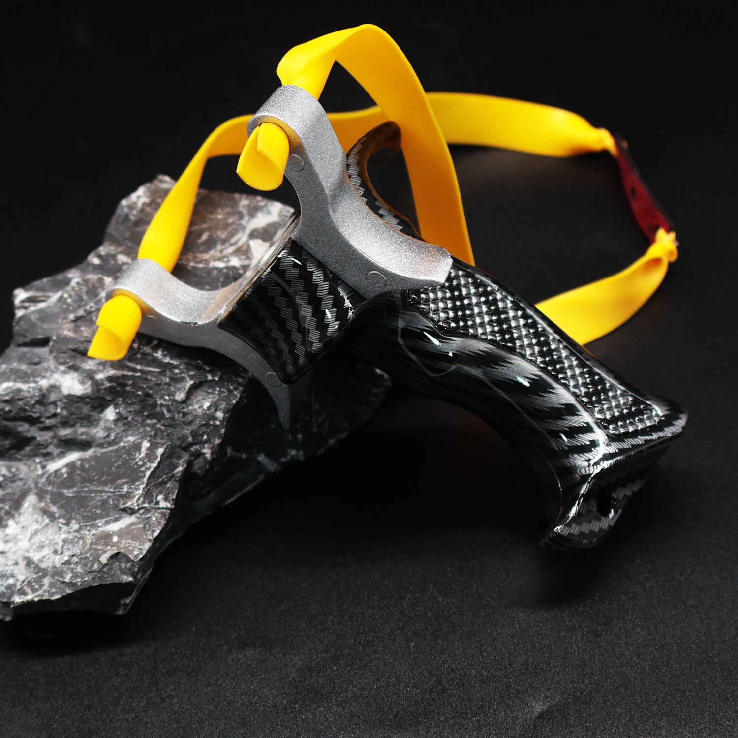 Black Resin CarbonEdge Slingshot INDIAN SLINGSHOT
