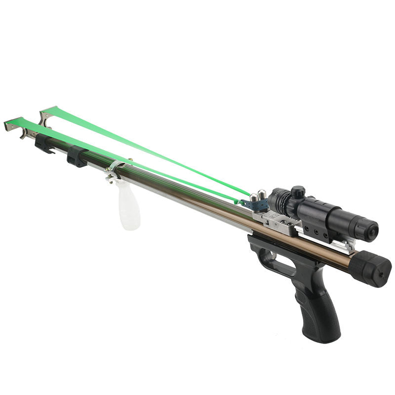 Dark Slate Gray New  High  Power  Precision  Retractable  Folding  Slingshot MARKSMAN