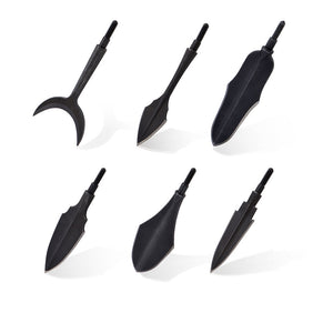 White Smoke Retro Arrow Broadhead 8/32 Universal Thread Carbon Steel Arrow Point Tips MARKSMAN