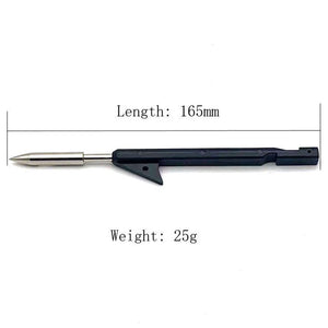 Light Gray Rocket Stainless Steel and Fiber Fishing Dart MARKSMAN