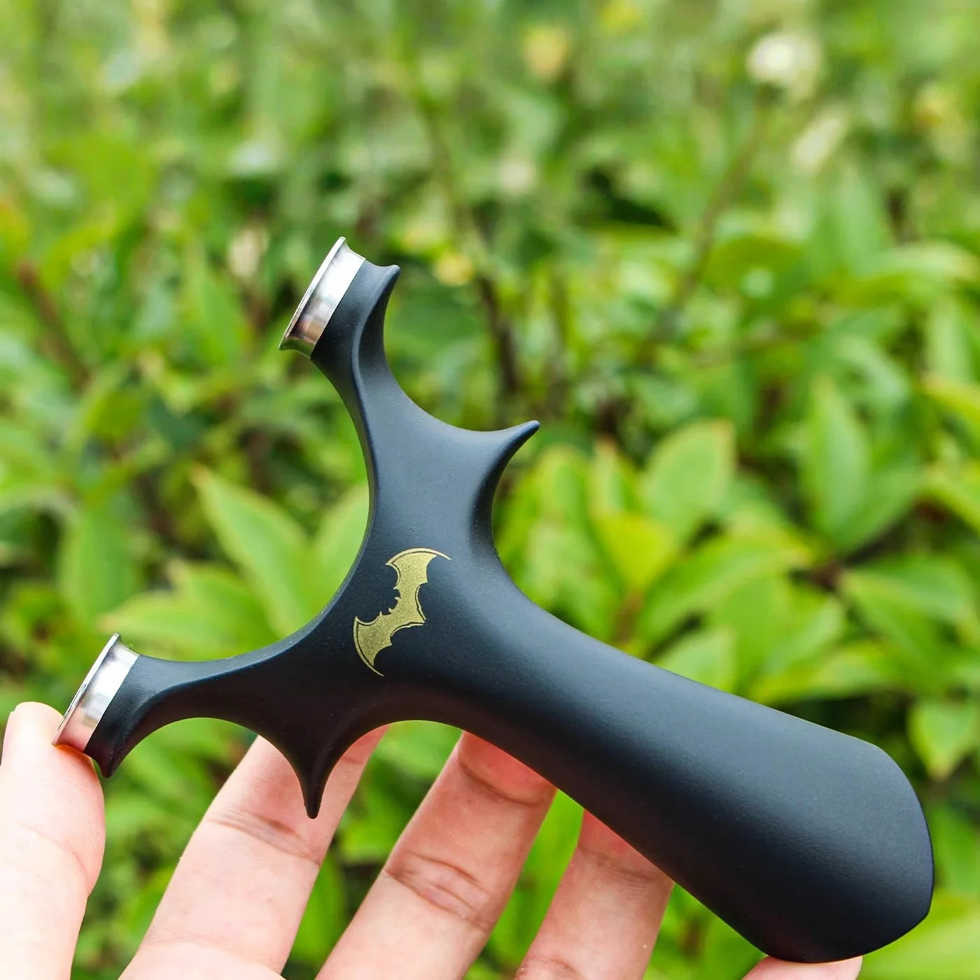 Olive Drab Round-Head Bat Resin Slingshot INDIAN SLINGSHOT