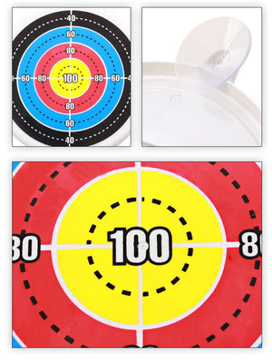 Lavender SPG 23cm Round Suction Archery Target | Safe ABS Practice Toy SPG