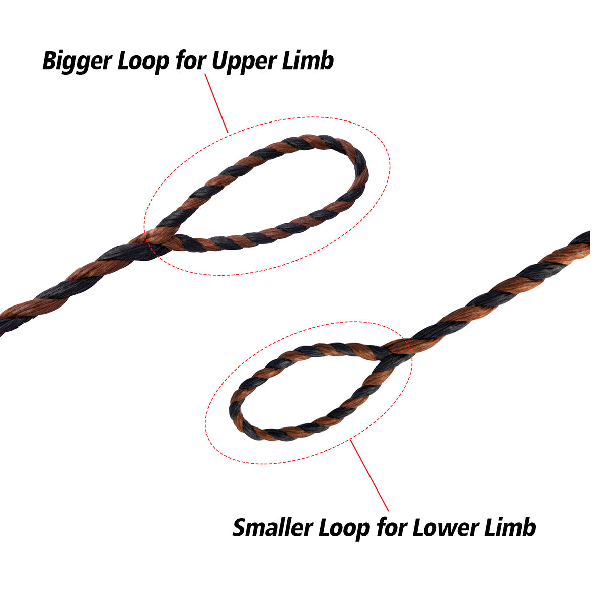 White Smoke Sanlida® Royal X8 Long Bow String SANLIDA