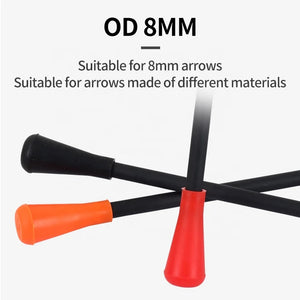 White Smoke SPG Rubber Arrowhead 8mm Soft Safety Tip for Practice – 1pc SPG