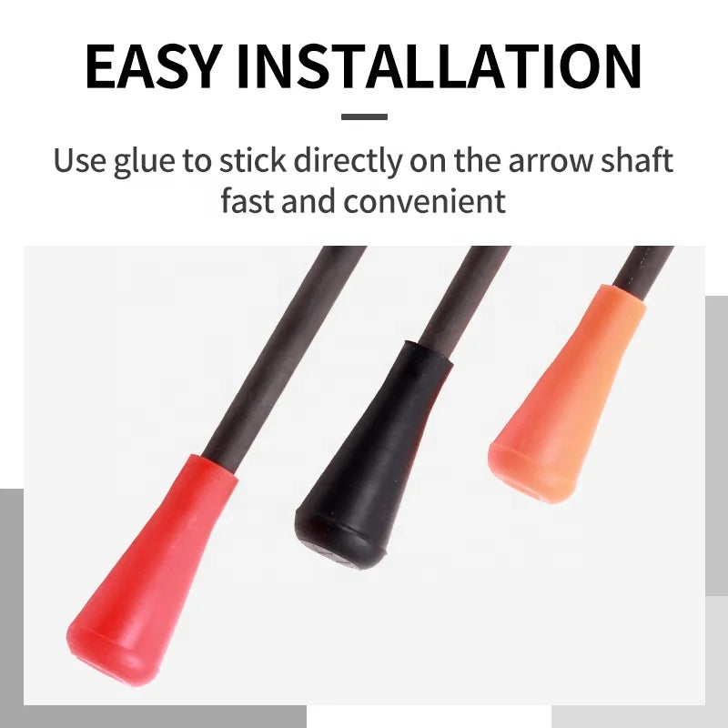 White Smoke SPG Rubber Arrowhead 8mm Soft Safety Tip for Practice – 1pc SPG