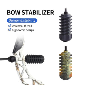 Dark Slate Gray SPG Rubber Bow Stabilizer Black 11x4x4cm Archery Accessory SPG