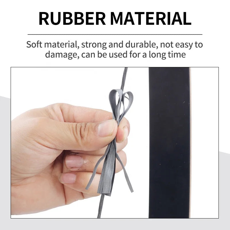 Gray SPG Rubber Bow String Stabilizer Gray - Vibration Dampener for Recurve and Compound Bows SPG