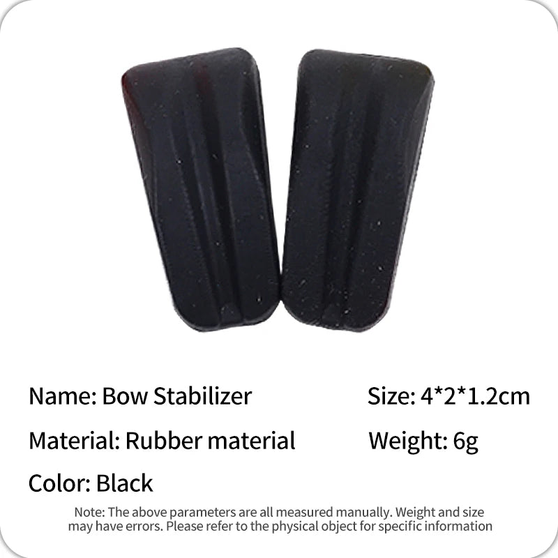 Dark Slate Gray Recurve Bow Rubber Limb Stabilizer Silencer – Vibration Dampener &amp; Noise Reducer SPG