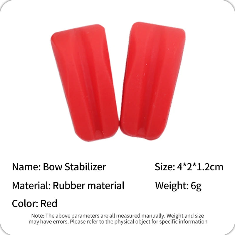 Firebrick Recurve Bow Rubber Limb Stabilizer Silencer – Vibration Dampener &amp; Noise Reducer SPG