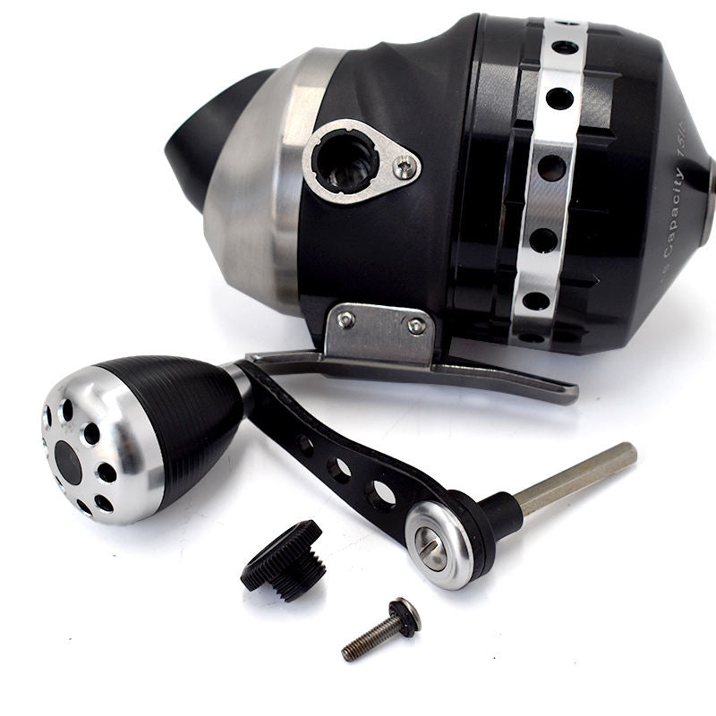 White Smoke SA30 Black Stainless Steel Fly Fishing Reel 3.6:1 Gear Ratio – Left & Right Hand Interchangeable Bait Reel MARKSMAN