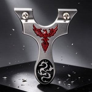 Black CARLET RAPTOR Alloy Slingshot INDIAN SLINGSHOT