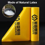 Black SILINXIATE 2 Meter Premium Natural Latex Slingshot Band Roll – Golden Color | 0.4mm–0.8mm Thickness Options INDIAN SLINGSHOT