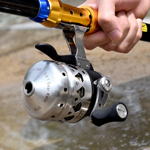 Rosy Brown SP35 Stainless Steel Fishing Reel for Fishing Rod – Durable Bait Casting Reel MARKSMAN