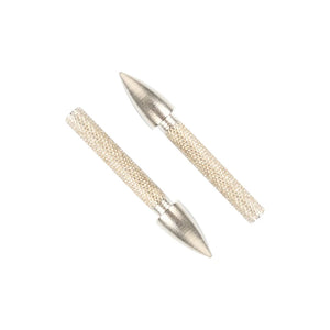 Antique White SPG 4.2mm Stainless Steel Interpolate Arrow Tips – Durable Archery Arrow Points for Recurve &amp; Compound Bows SPG