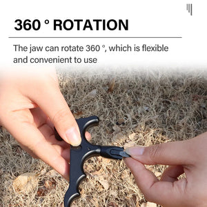 Rosy Brown SPG 4 Finger Compound Bow Release – Aluminum Alloy Thumb Release Aid for Target Archery SPG