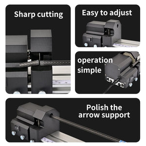 Black SPG Arrow Cutter Pro – Electric Arrow Cutting &amp; Straightness Checking Tool SPG