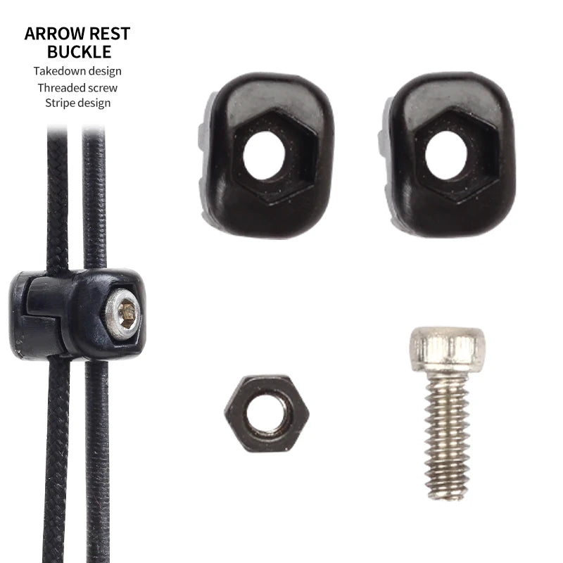 Dark Slate Gray SPG Arrow Rest Buckle – PE Material Bowstring Clamp SPG