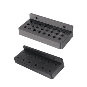 Dark Slate Gray SPG Arrow Tip Storage Rack (PETG) — 12-Slot or 24-Slot Wall/Desk Holder SPG