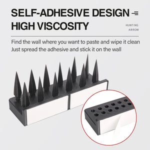 White Smoke SPG Arrow Tip Storage Rack (PETG) — 12-Slot or 24-Slot Wall/Desk Holder SPG
