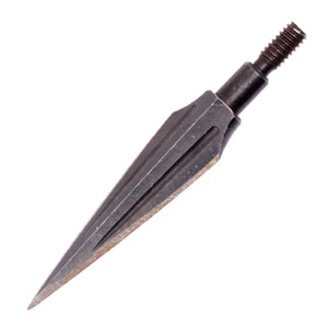Dim Gray SPG Black Carbon Steel Broadhead – 120 Grain Screw-in Arrow Tip for Recurve &amp; Traditional Bows SPG