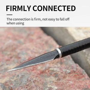 Gray SPG Black Carbon Steel Broadhead – 120 Grain Screw-in Arrow Tip for Recurve &amp; Traditional Bows SPG
