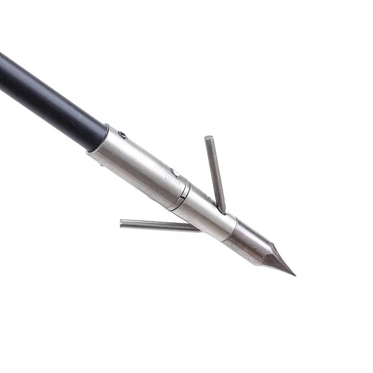 Light Slate Gray SPG Bowfishing Arrow Tip YL003 – 8&nbsp;mm OD Stainless Steel Mechanical Dart (Screw-In) SPG