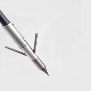 Lavender SPG Bowfishing Arrow Tip YL003 – 8&nbsp;mm OD Stainless Steel Mechanical Dart (Screw-In) SPG