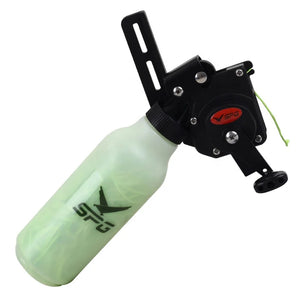 Gray SPG Bowfishing Reel – Compound Bow Fishing Reel with 40m Rope | Durable PE Material &amp; Smooth Operation SPG
